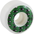 TOY MACHINE ALL SEEING 53mm WHT/GRN WHEELS SET