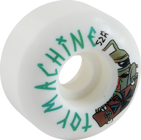 TOY MACHINE SECT SKATER 52mm WHT WHEELS SET