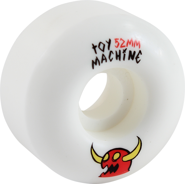 TOY MACHINE SKETCHY MONSTER 52mm WHT/WHT WHEELS SET