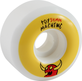TOY MACHINE SKETCHY MONSTER 54mm WHT/YEL WHEELS SET