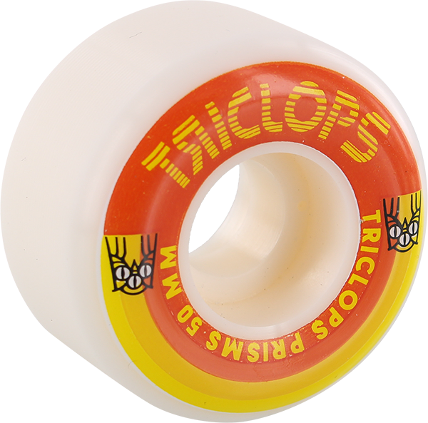 TRICLOPS PRISMS 50mm WHT WHEELS SET