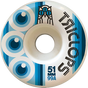 TRICLOPS THIRD EYE 51mm 99a WHITE WHEELS SET