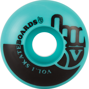 VOL.1 NO.1 52mm Teal/Black WHEELS SET