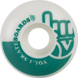 VOL.1 NO.1 52mm White/Teal WHEELS SET
