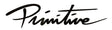 Primitive Nuevo Bar Logo Sticker Black White 4" (2pack)