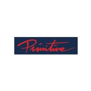 Primitive Nuevo Bar Logo Sticker Navy Red 4" (2pack)