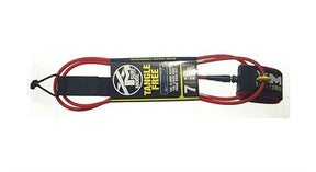 XM ST BodyBoard Wrist Leash Clear Red 3.5ft