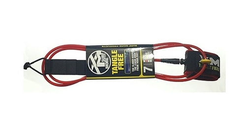 XM ST BodyBoard Wrist Leash Clear Red 3.5ft