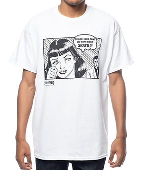 Thrasher Boyfriend SS TShirt White