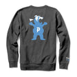Primitive Bear Crew Fleece Mens Charcoal Heather