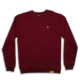 Primitive Logo Patch Crewneck Mens Burgundy M