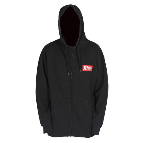 Ride Bar Zip Hoody Mens Black M