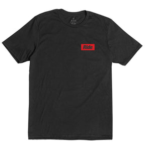 Ride Bar Tshirt Mens Black