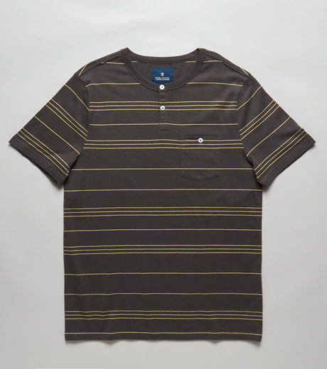 Roark Samogon Henley Mens Vintage Black S