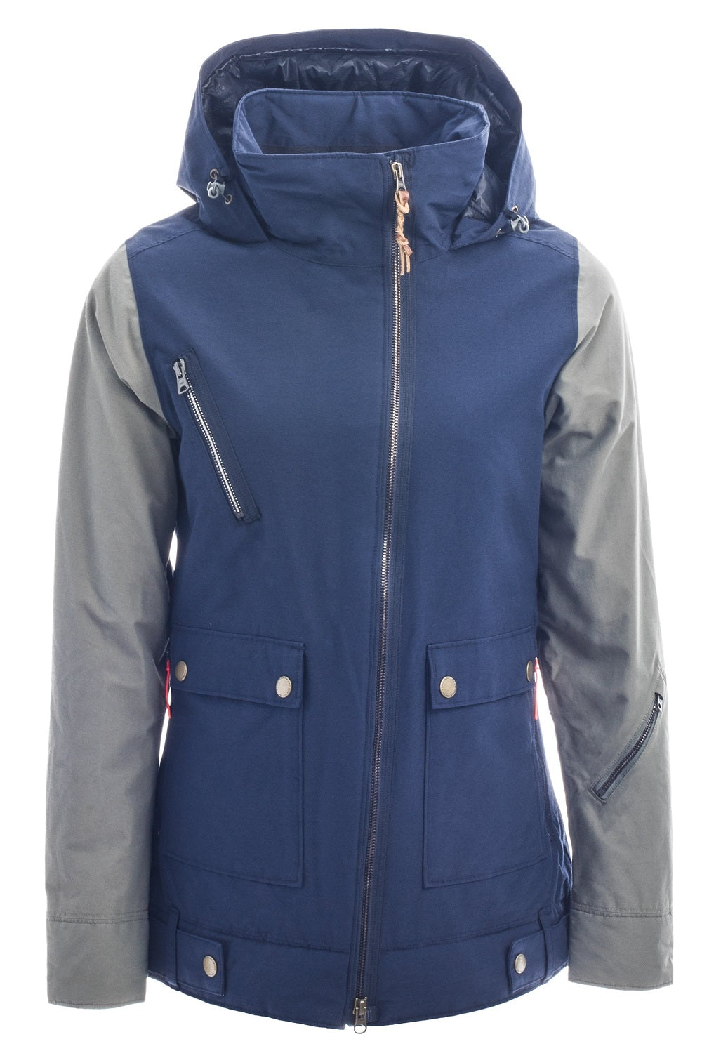 Holden Rambler Jacket Womens Navy Gunmetal M