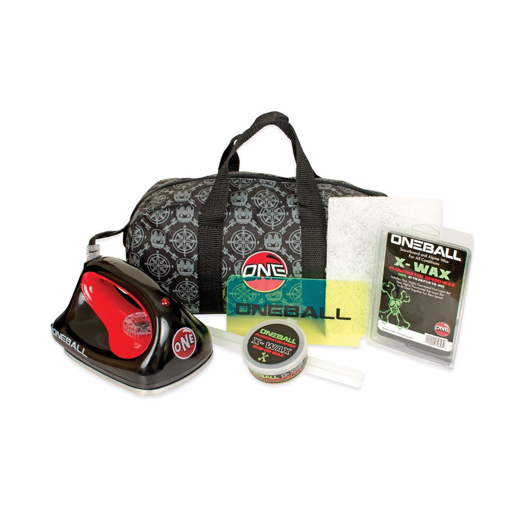OneBall Hot Wax Tune Kit Black Grey w/ Iron
