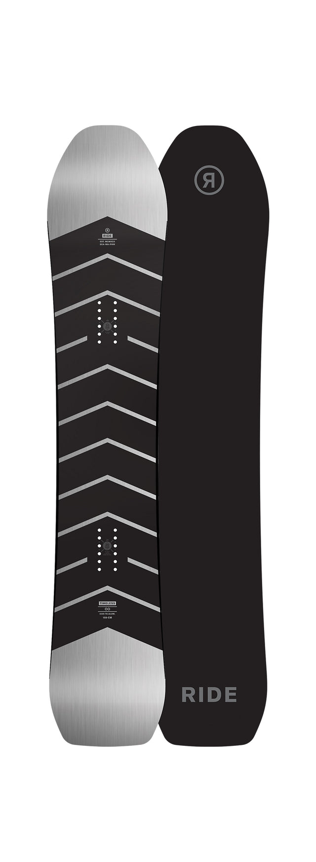 Ride Timeless Snowboard Black 153