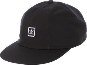 Adidas Mod 6 Panel Hat Black White Elastic Back