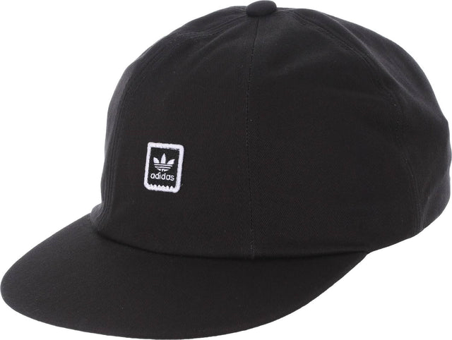 Adidas Mod 6 Panel Hat Black White Elastic Back