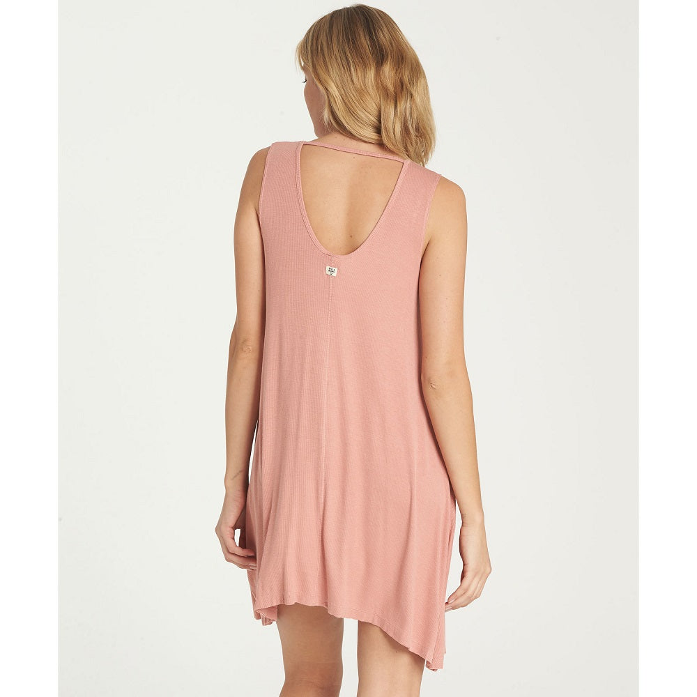 Billabong Knockout Dress Womens Rose L