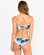 RVCA Paint Flower Cheeky Bottom Blue