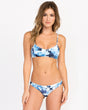 RVCA Paint Flower Bra Top Blue