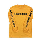 LowCard Songs of Love & Hate LongSleeve Shirt Yellow Gold