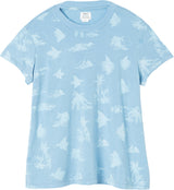 RVCA Suspension SS Tshrit Womens Lt Blue S