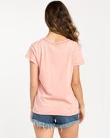 RVCA Deserted SS Tshirt Womens Pink XS