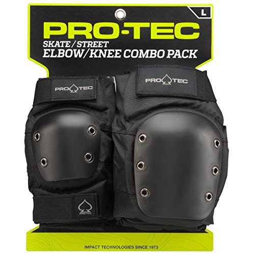 ProTec Street 2 Pack Elbow Knee Pads Set Black S
