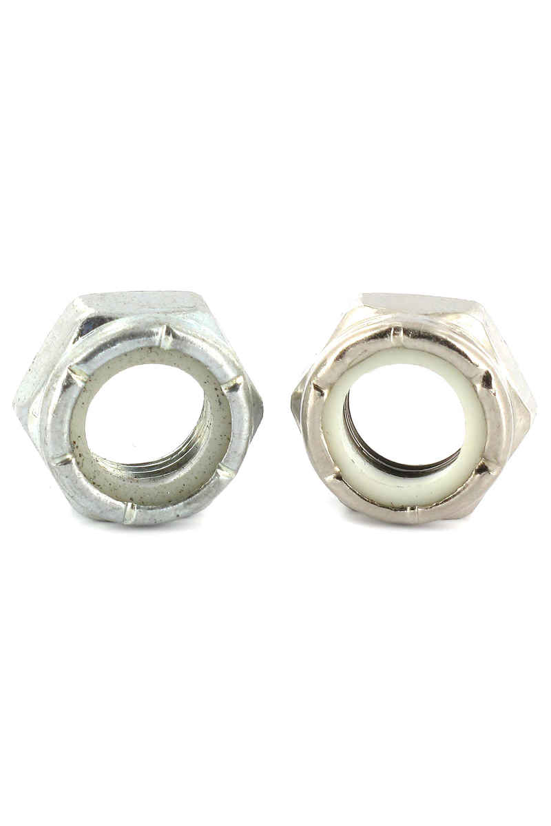 Social Kingpin Nut (2 Pack) Silver Skateboard