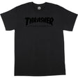 Thrasher Skate Mag SS Tshirt Black on Black