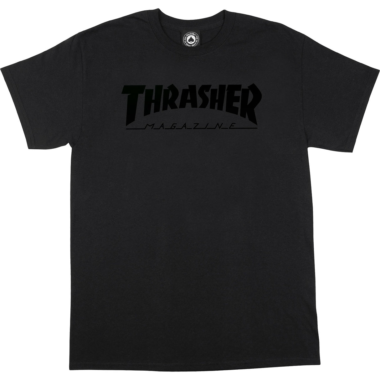 Thrasher Skate Mag SS Tshirt Black on Black