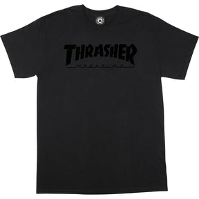 Thrasher Skate Mag SS Tshirt Black on Black