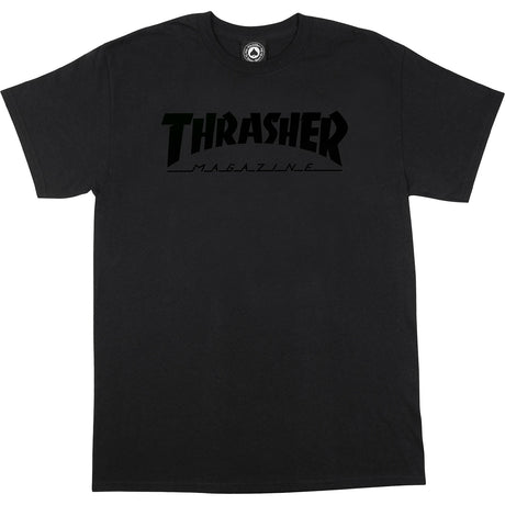 Thrasher Skate Mag SS Tshirt Black on Black