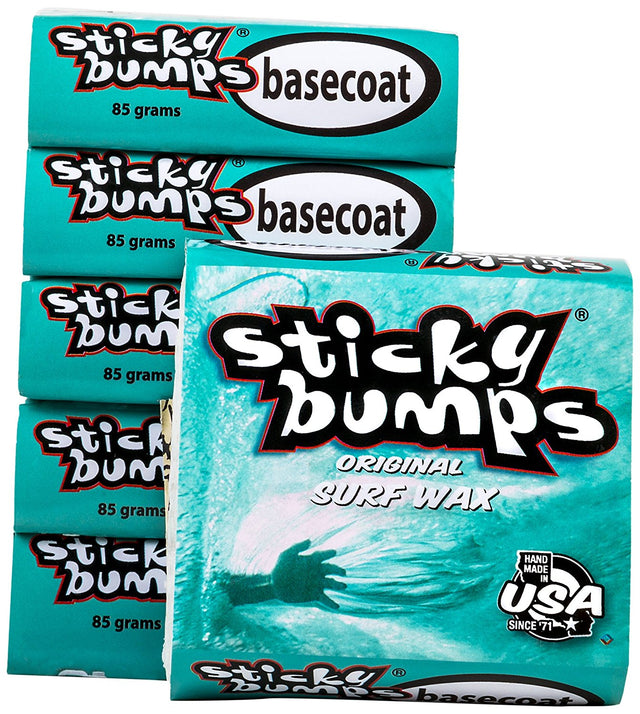 Sticky Bumps Basecoat Surf Wax White (6 pack)