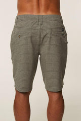 Oneill Locked Stripe Hybrid Shorts Mens Dark Khaki