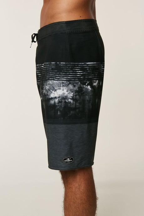 Oneill HyperFreak Trunks Mens Black White Grey