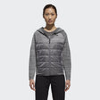 Adidas Outdoor Hybrid Hoody Womens Dark Grey Heather