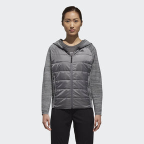 Adidas Outdoor Hybrid Hoody Womens Dark Grey Heather