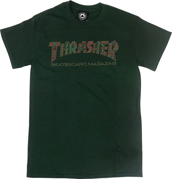 Thrasher Davis SS TShirt Forest Green S