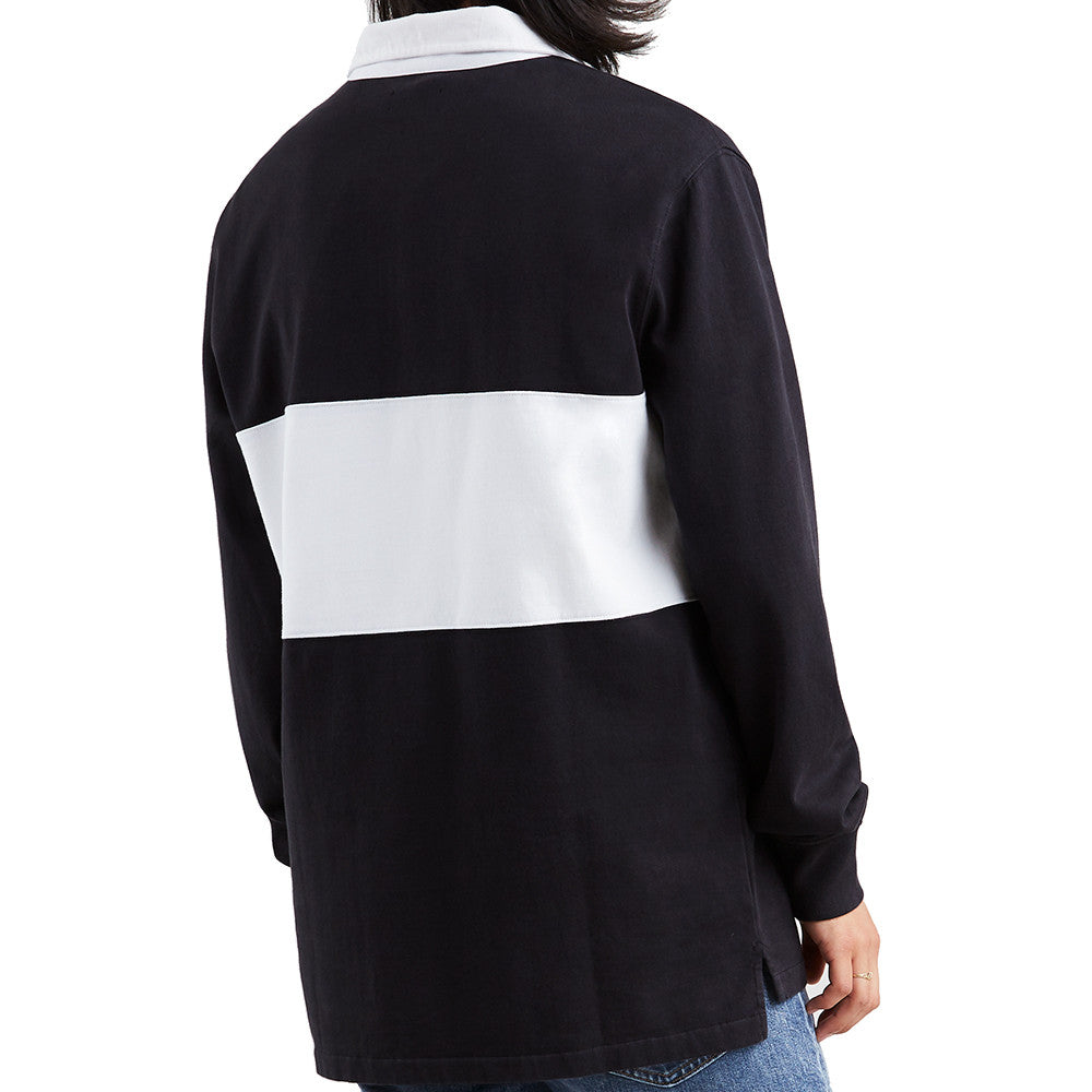 Levis Skate LS Rugby Shirt Jet Black