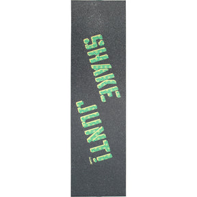Shake Junt Logo  Grip Tape Blk Yel Grn 9x33
