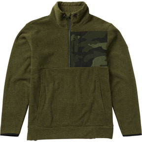Billabong Boundary Half Zip Jacket Mens Military