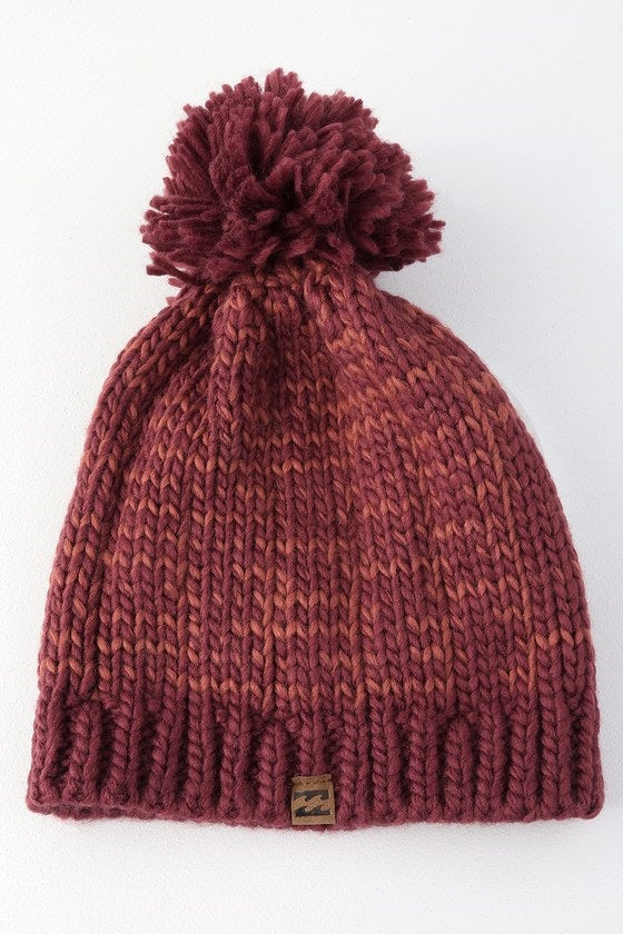 Billabong Chill Out Beanie Womens Merlot OneSize