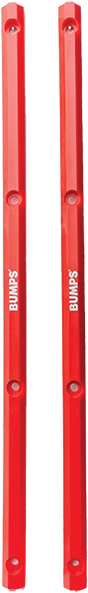 BUMPS PARKING BLOCKS BOARD RAILS RED