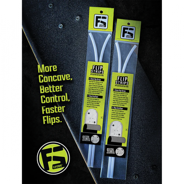 FLIP STRIPS SKATEBOARD CONCAVE ENHANCERS (1 Set)