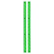 SLAPPY GREEN APPLE LINES BOARD RAILS 14IN