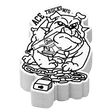 ACE BULLDAWG 3.5" STICKER 1PC