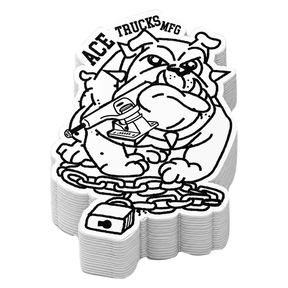 ACE BULLDAWG 3.5" STICKER 1PC
